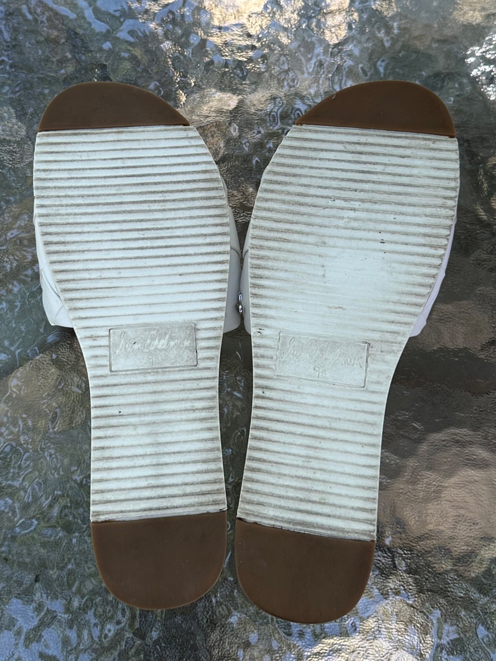 Sam Edelman Leather Slides - Picture 11 of 13